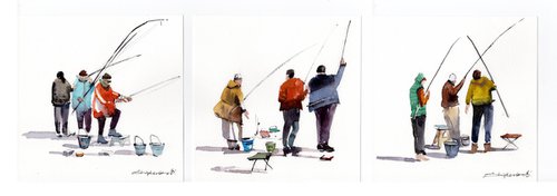 Fishermen by Bogdan Shiptenko