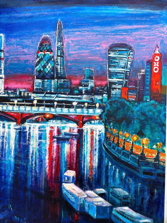 London from St Pauls to Oxo Tower