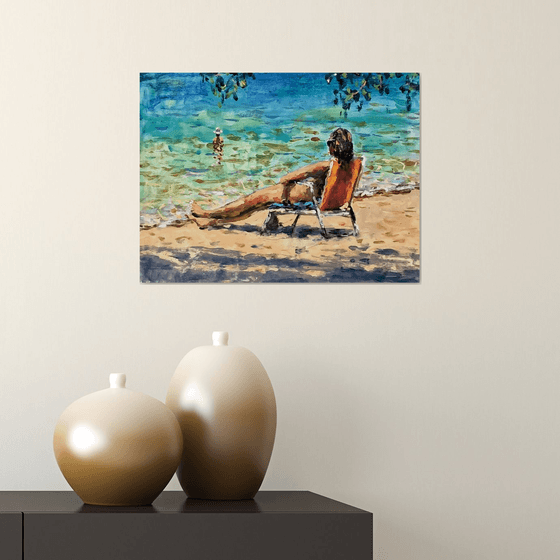 The sunbather