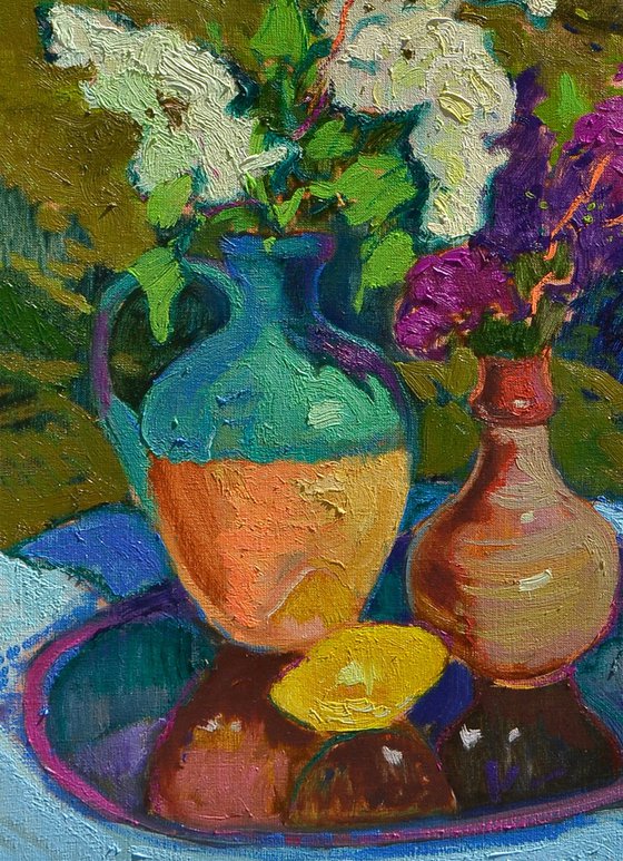 Lilac in Ceramics