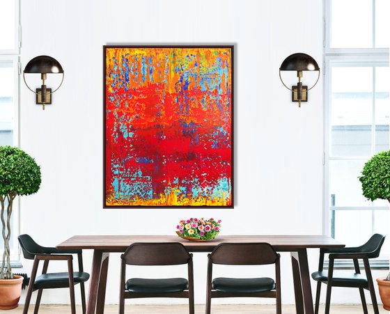 SOUL IN FIRE, RICHTER MODE, XL, FRAMED