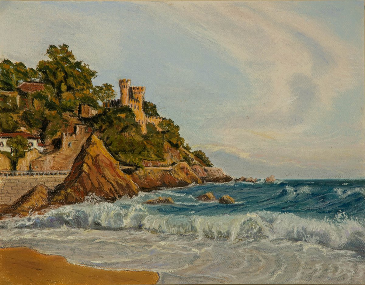 Castle on the sea by Catherine Varadi