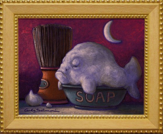 THE SOAP FISH - (framed).
