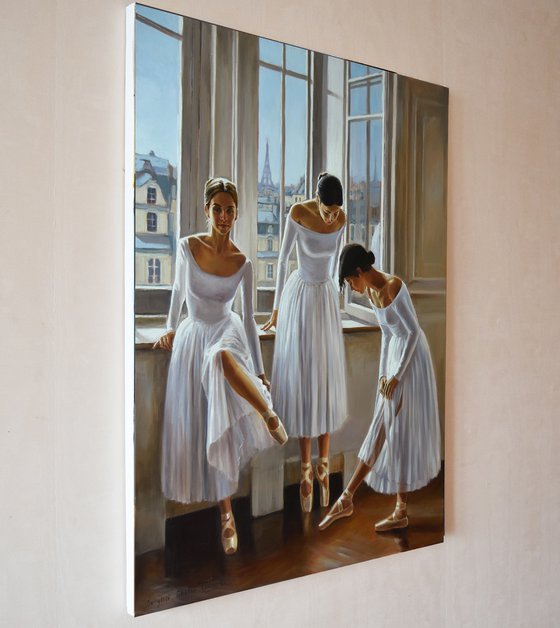Au studio de danse