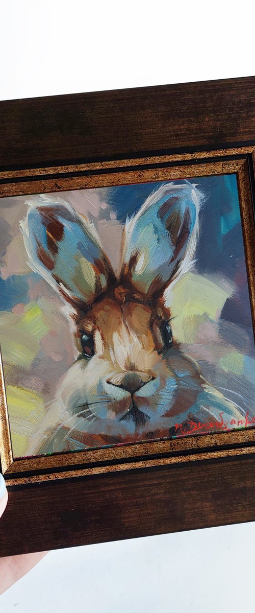 Funny rabbit by Nataly Derevyanko