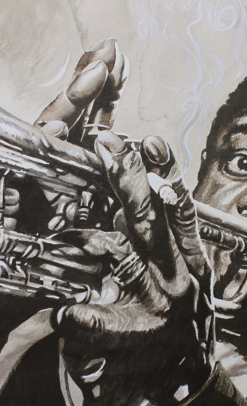 Louis Armstrong by Volodymyr Melnychuk