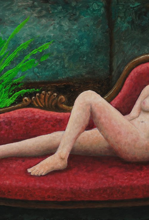 Woman in Repose by Tim Wetherell