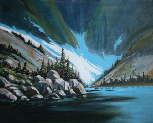 Snowy Gorge by John Begley