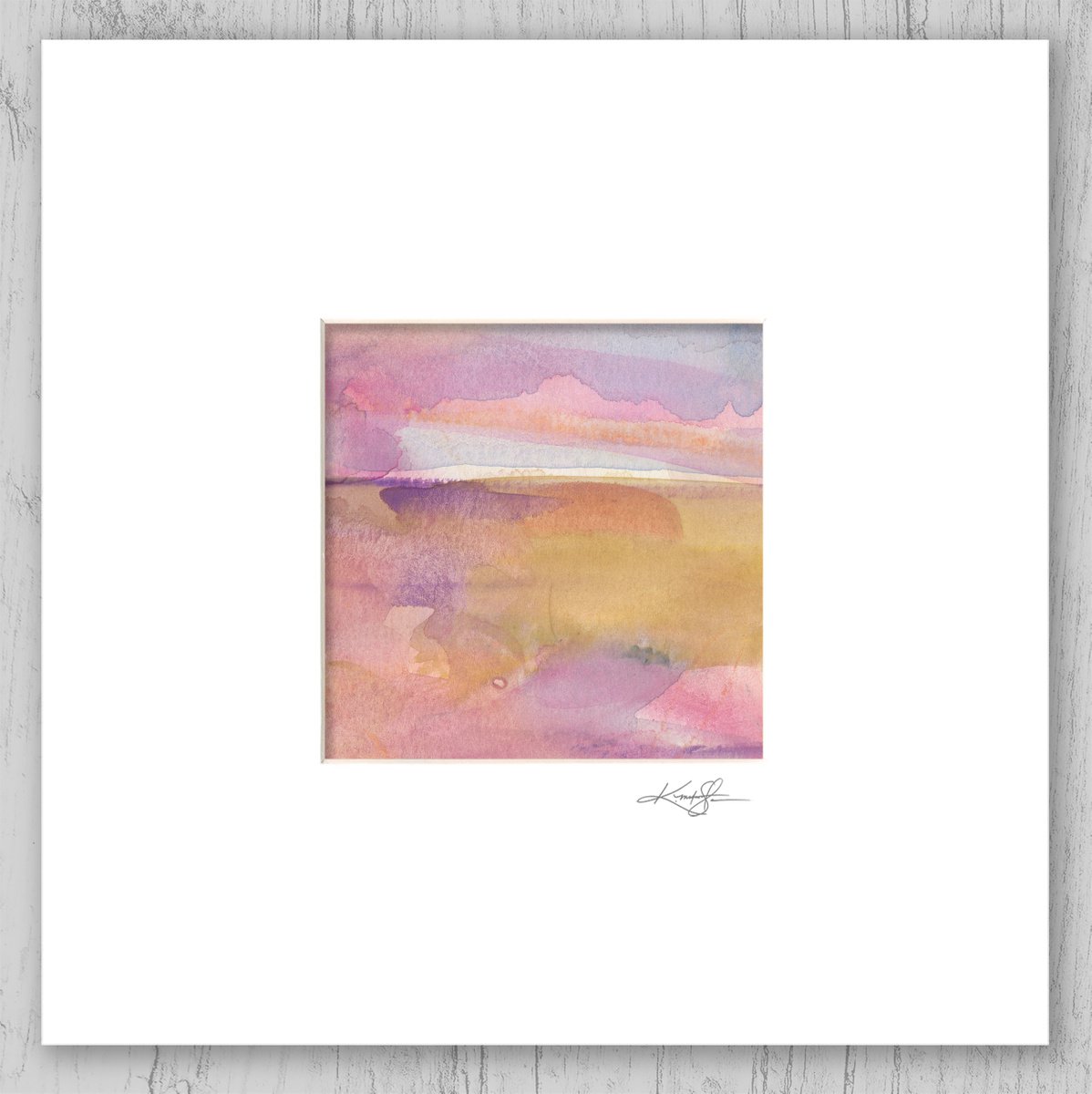 A Mystic Dream Journey - Small Abstract Landscape Painting by Kathy Morton Stanion by Kathy Morton Stanion
