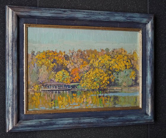 Pond at the Sukhanovo estate