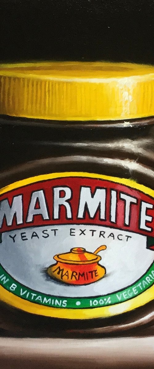 Big Marmite #1 still life by Jane Palmer Art