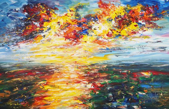 Landscape Evening Clouds D 1