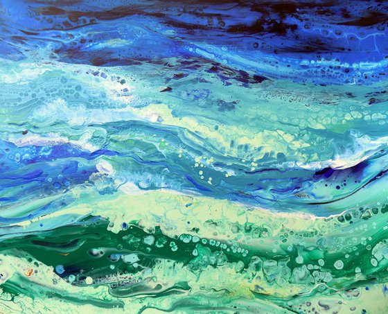 The sound of the sea