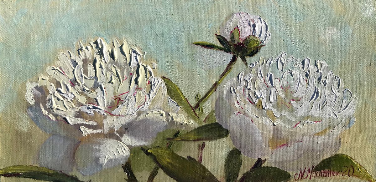 Peonies from my Garden #1 by Nataly Mikhailiuk