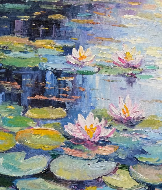 Water Lilies Pond Dreamscape