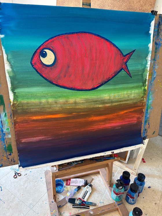 Goldfish in magic waters