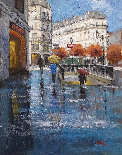 Rain city. by Alexander Zhilyaev