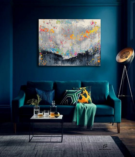 120x100cm. / Abstract painting / Abstract 1279