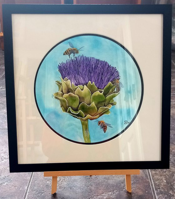 Artichoke and Bumblebees