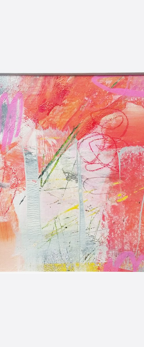 Blush #3 (original abstract painting) by Carolynne Coulson