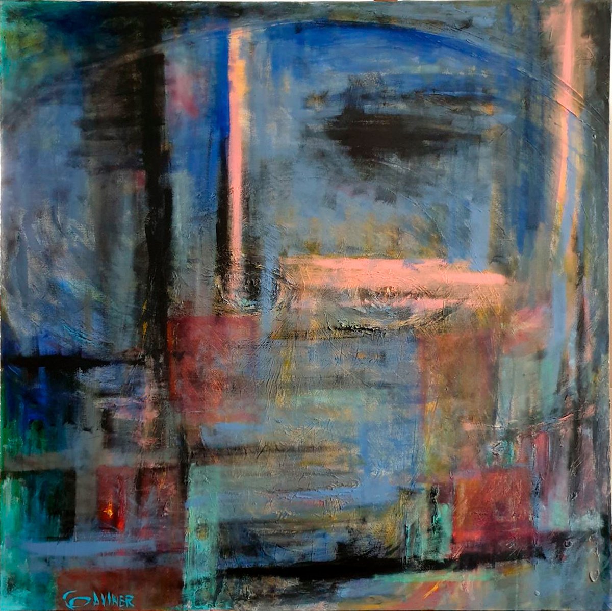On The Edge Of The Ecumene By Leo Baxiner, 39 X 39, Artwork For Sale On Artfinder