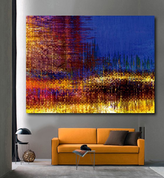 Ciudades abstractas XXVIII/XL large original artwork