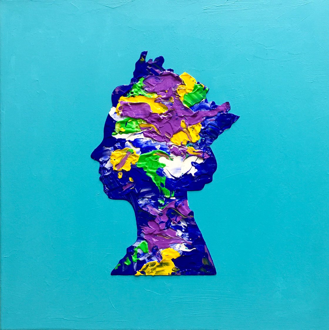 Queen 77 PAINTING INSPIRED BY QUEEN ELIZABETH PORTRAIT Acrylic