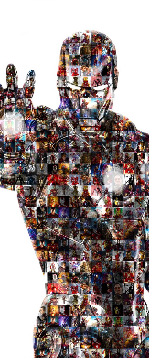 Iron Man Mosaic by Paul Stowe