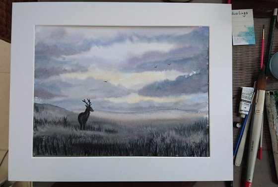 Stag  16x20