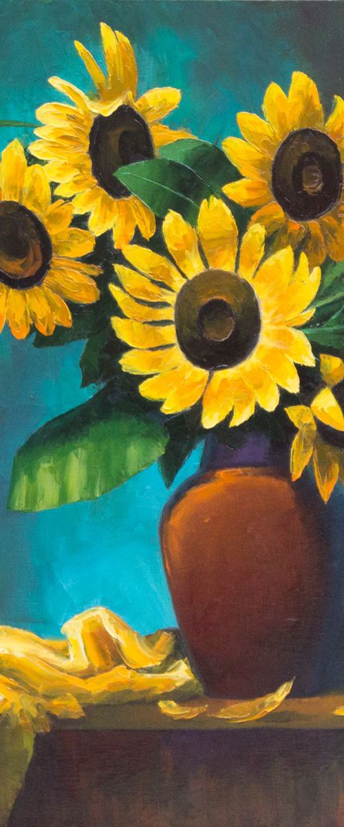SUNFLOWERS by Oleksii Vylusk