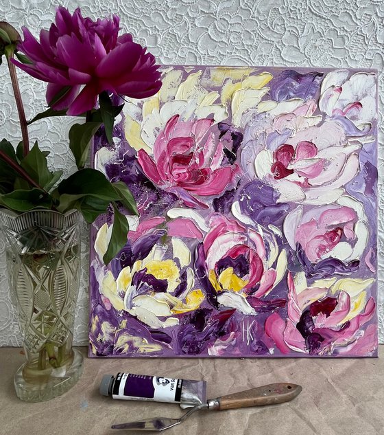 Peony Original Painting