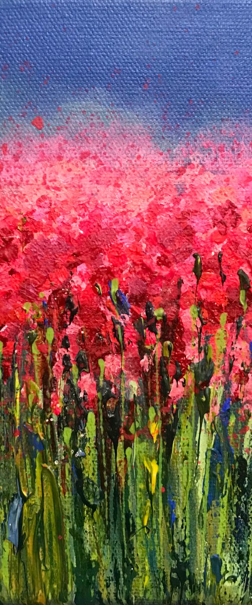 flowers of red by Emma Sian Pritchard
