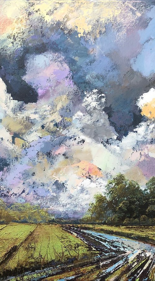 Storm over East Marshland 3 by Simon Jones