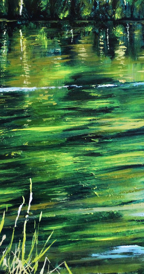 Twilight and Moorhen by Rod Bere