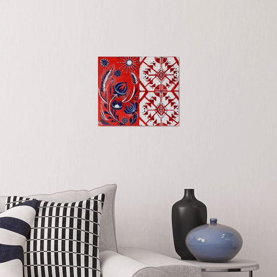 Embroidery & Bloom: Ukrainian Fusion