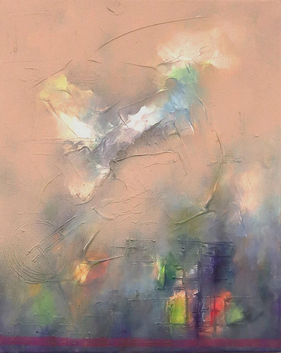 Abstract Acrylic Painting By Szilvia Ipacs 