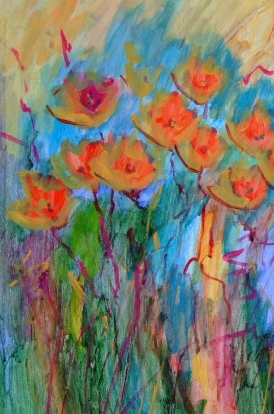 Garden Flowers in Bloom