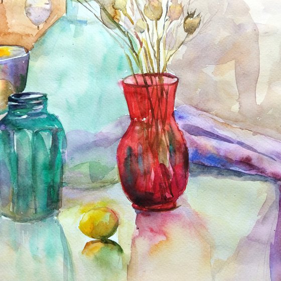 Glass & Fruit Harmony