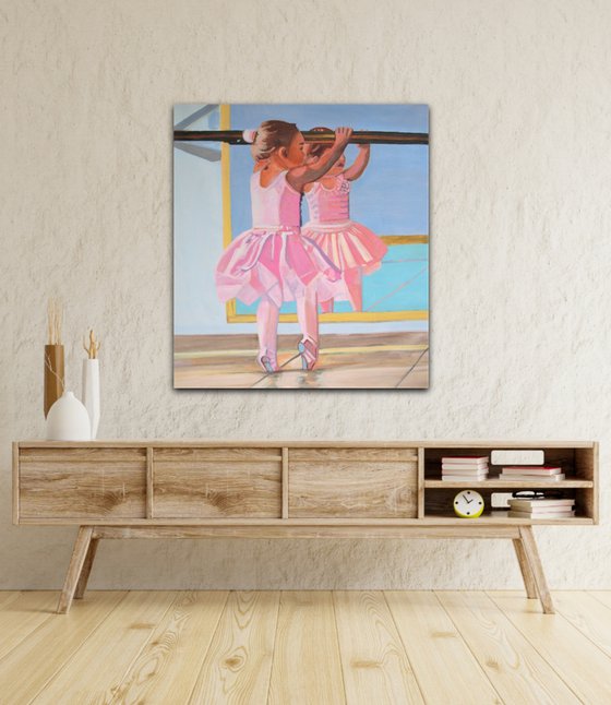 Little Ballerina / 100 x 90 x 5 cm