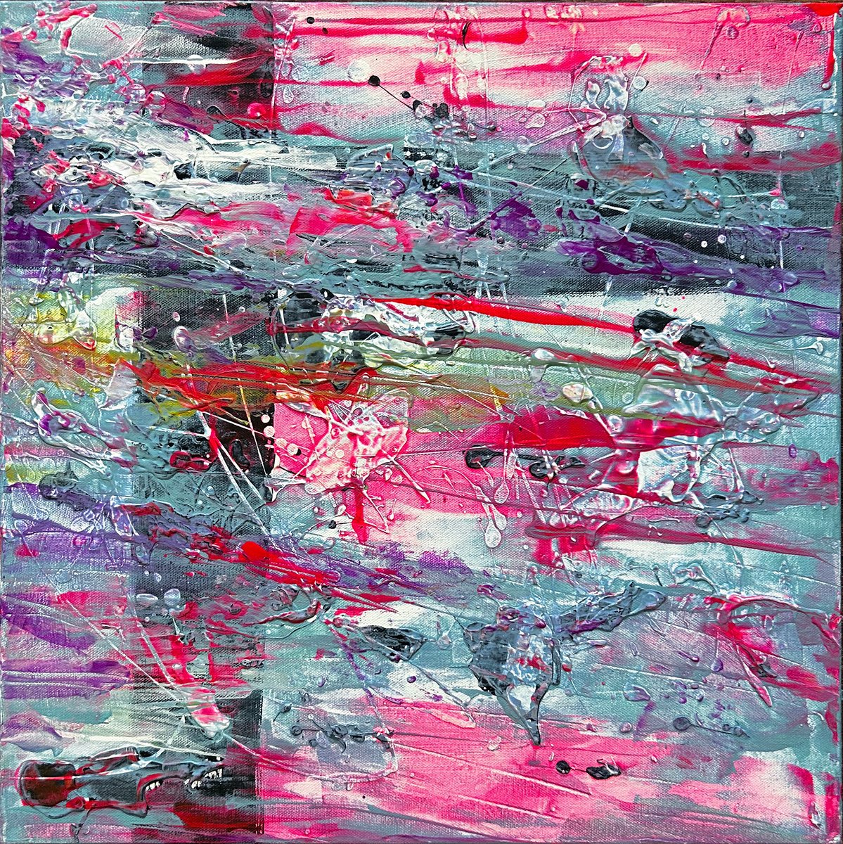 Bazooka Gum Explosion By Preston M. Smith (Pms), 20 X 20, Artwork For Sale On Artfinder