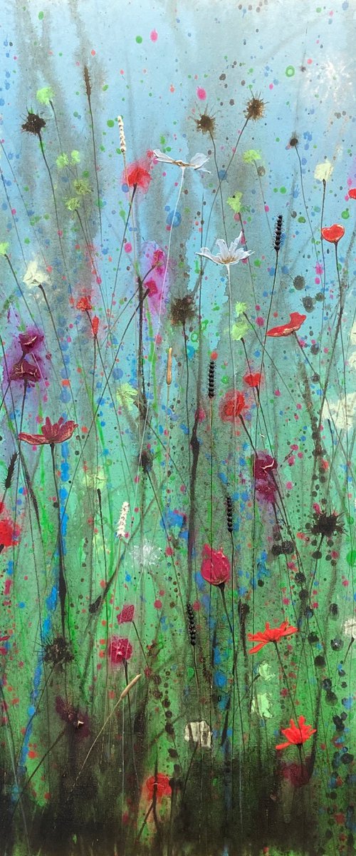 Painting No. 4 of ‘Florabundance Collection’, Series I by Jo Starkey