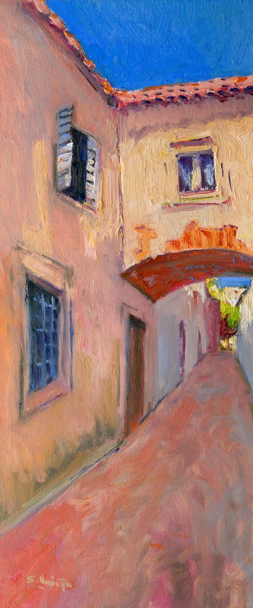 In an Old Italian Village by Suren Nersisyan