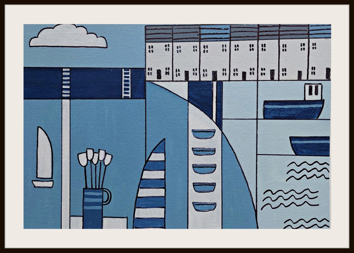 Blue Harbour IV by Jan Rippingham