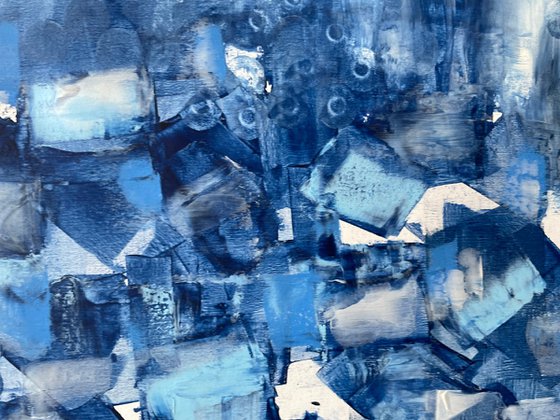 Abstraction in Blue and White