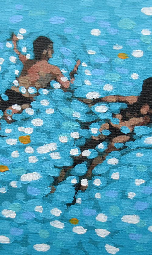 Turquoise swim by Gordon Hunt