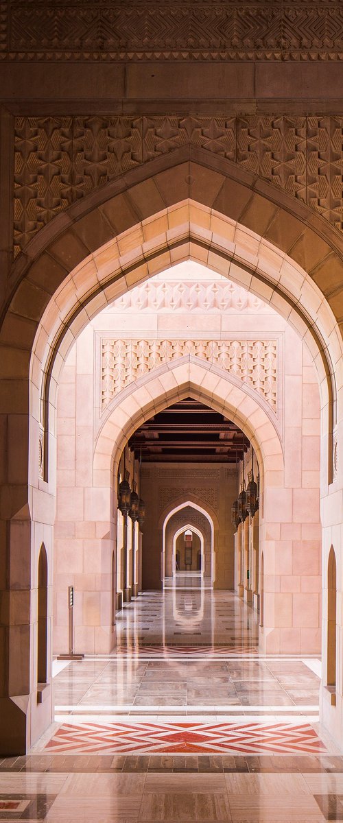 Pathway, Grand Mosque, Muscat by Basel Almisshal