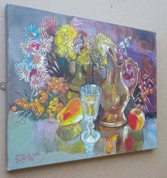 Still Life with Sea Buckthorn