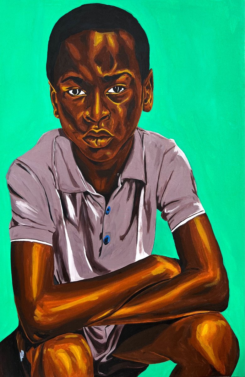 Why Are We Here? By Emmanuel Akolo, 24 X 36, Artwork For Sale On Artfinder