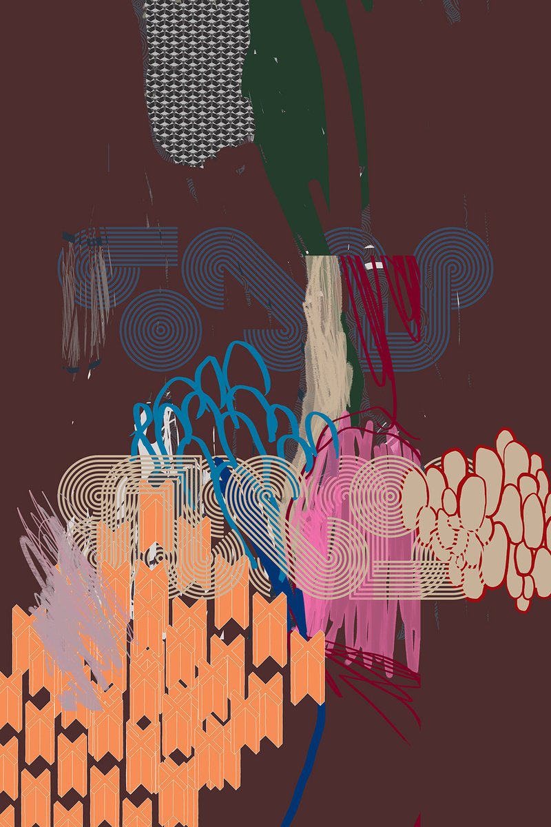 Abstract Giclee Print By Alasdair Willis, 16 X 23, Tivoli, Original Artwork