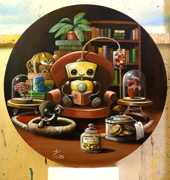 Small library...